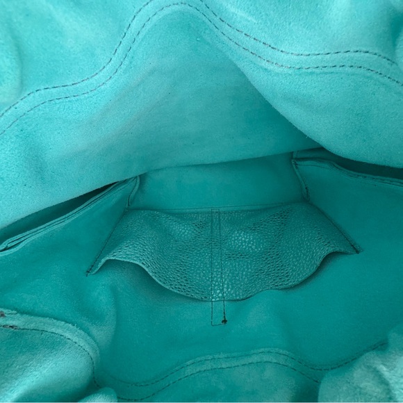 Salish Leather Aqua Bucket Bag - Picture 5 of 5